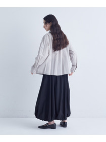 【congés payés】｜2BUY10%OFF・3BUY20%OFF｜◆タックフリルブラウス 詳細画像 チャコールグレー 3