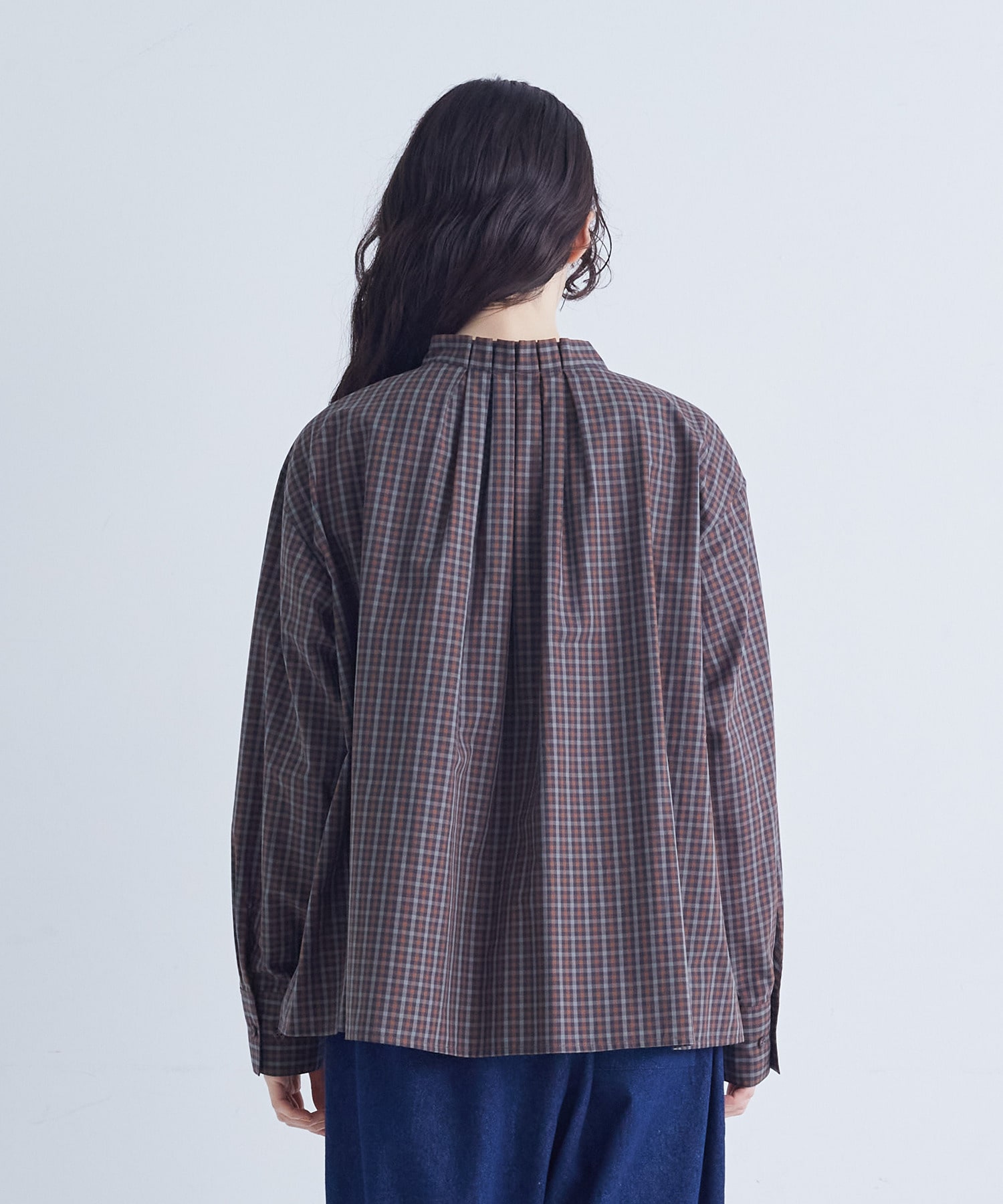 【congés payés】｜2BUY10%OFF・3BUY20%OFF｜◆タックフリルブラウス 詳細画像 チャコールグレー 15