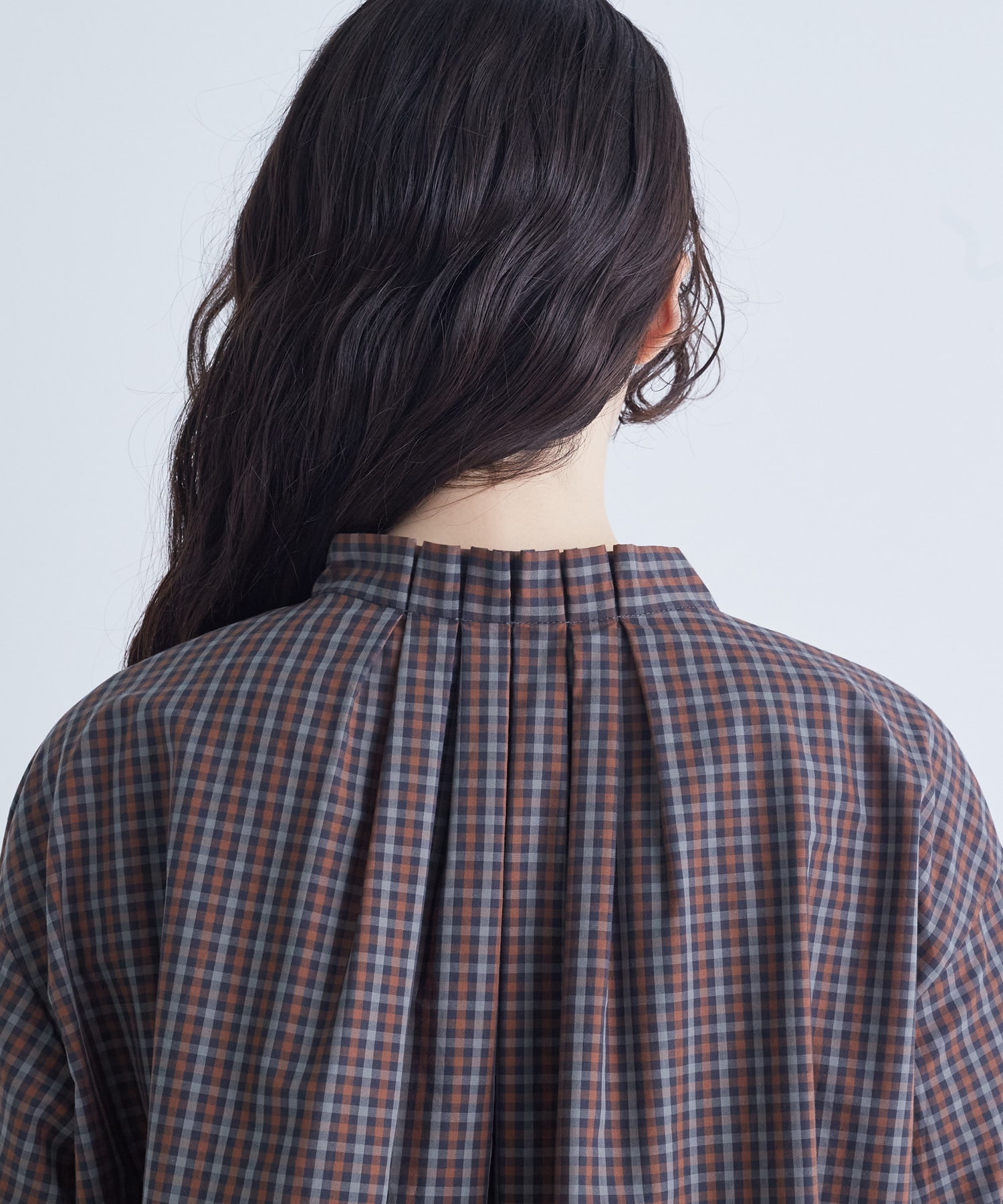 【congés payés】｜2BUY10%OFF・3BUY20%OFF｜◆タックフリルブラウス 詳細画像 チャコールグレー 17