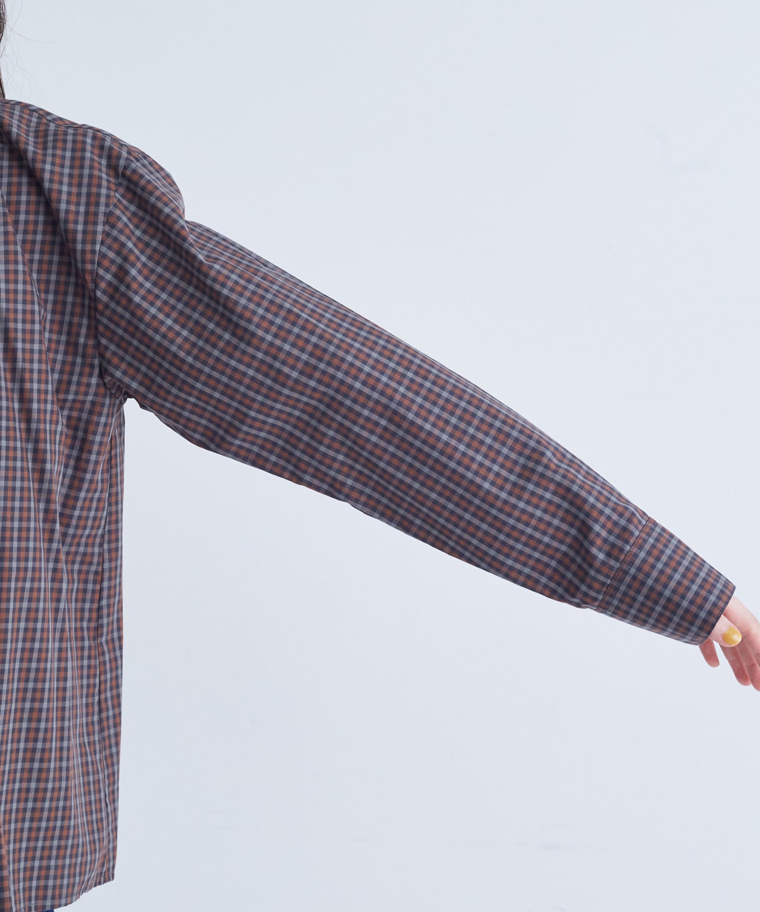 【congés payés】｜2BUY10%OFF・3BUY20%OFF｜◆タックフリルブラウス 詳細画像 チャコールグレー 18