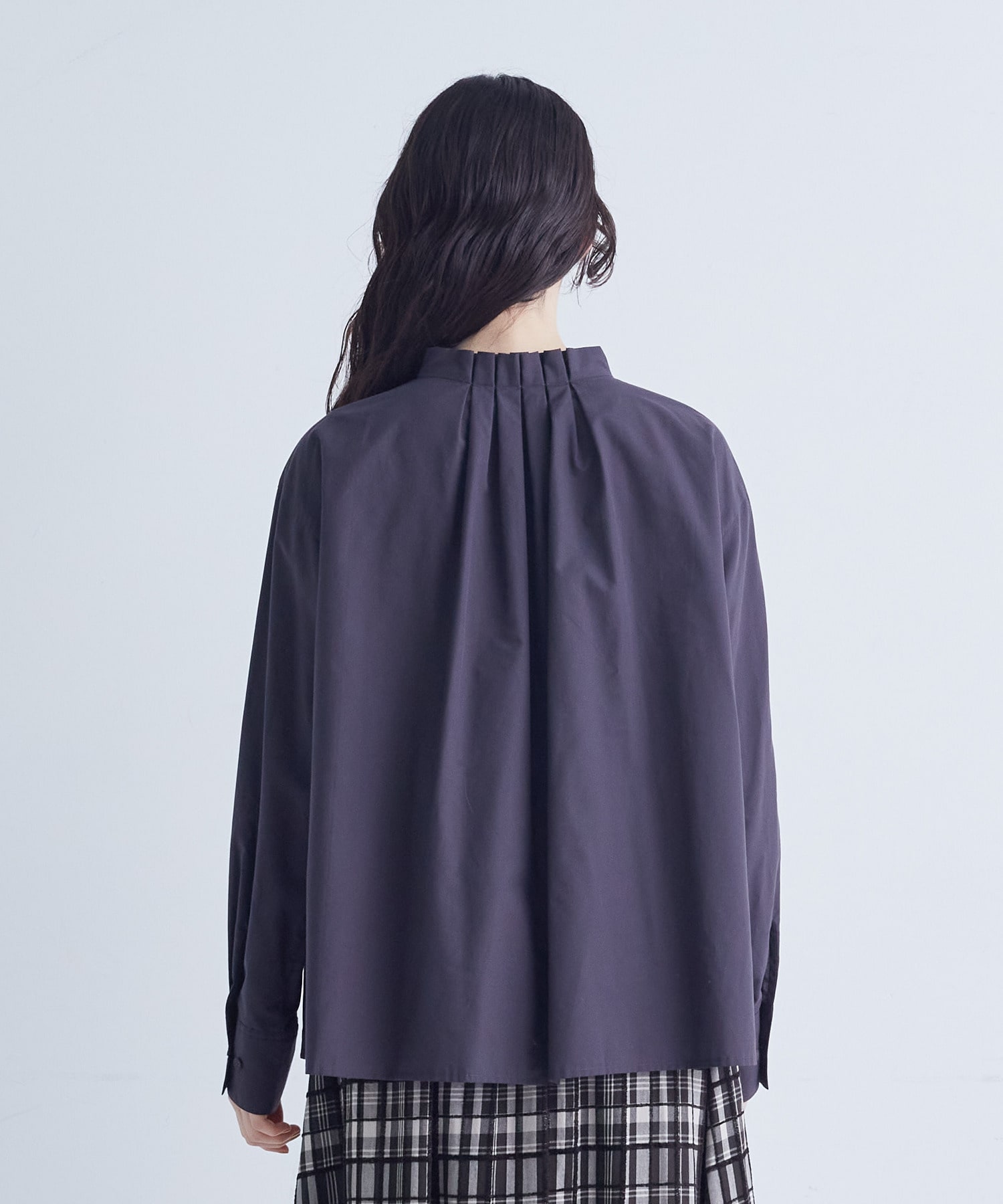 【congés payés】｜2BUY10%OFF・3BUY20%OFF｜◆タックフリルブラウス 詳細画像 チャコールグレー 27