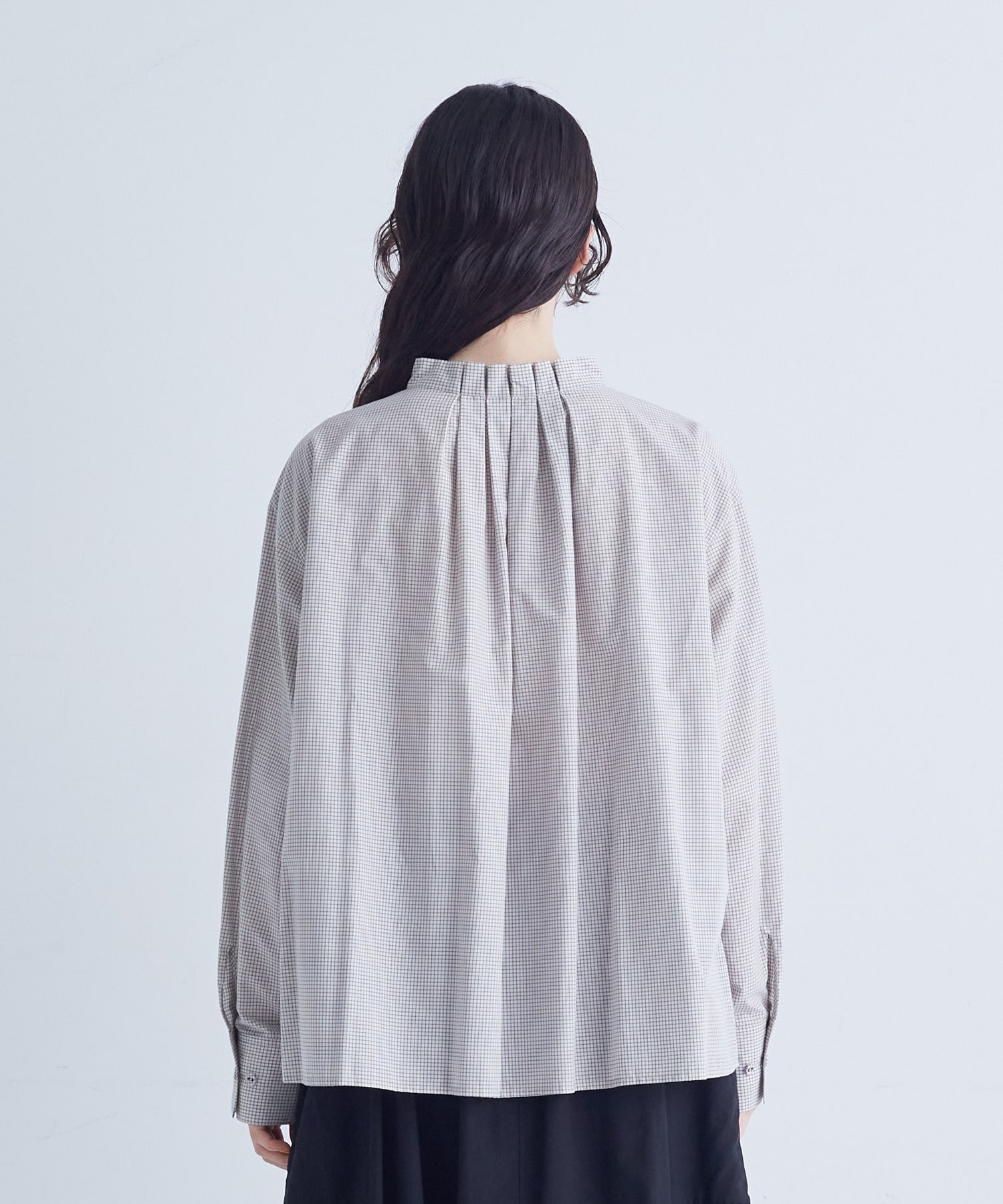 【congés payés】｜2BUY10%OFF・3BUY20%OFF｜◆タックフリルブラウス 詳細画像 チャコールグレー 7