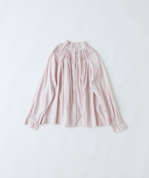 【congés payés】｜2BUY10%OFF・3BUY20%OFF｜ラウンドタックブラウス