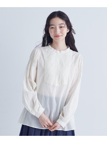 【congés payés】バイアスタックブラウス 詳細画像 ピンク 4