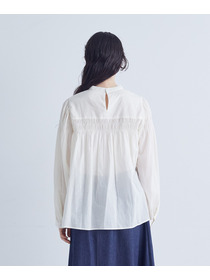 【congés payés】バイアスタックブラウス 詳細画像 ピンク 7