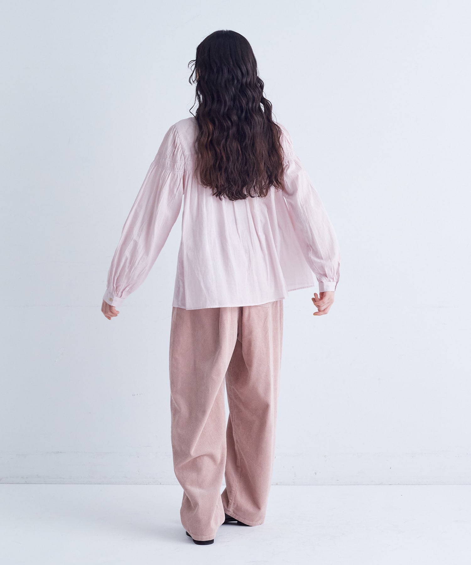 【congés payés】バイアスタックブラウス 詳細画像 ピンク 10