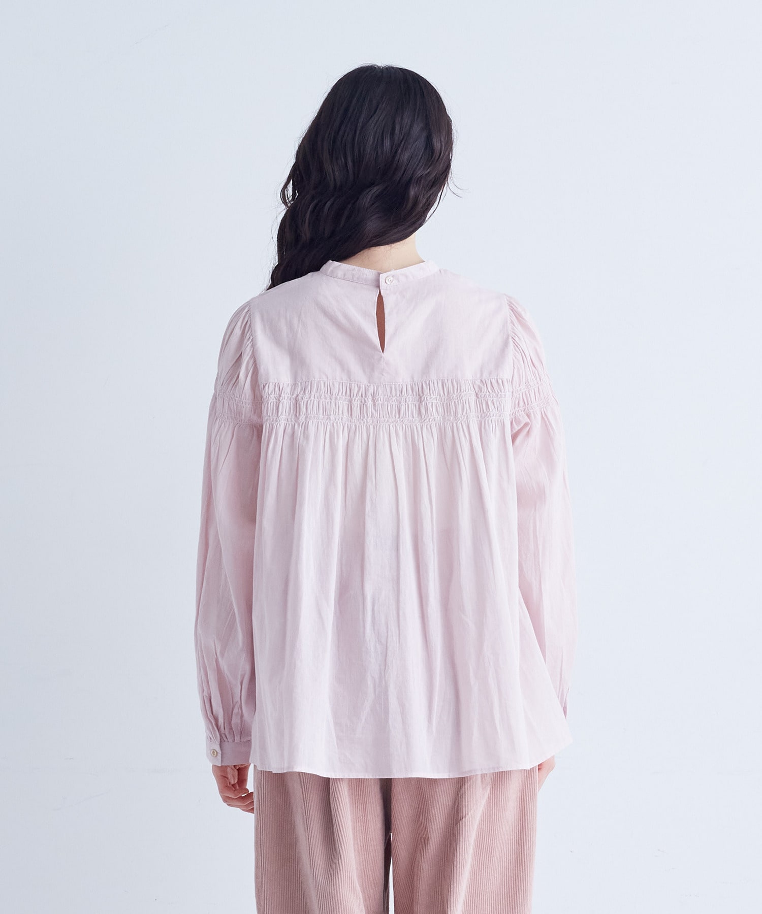 【congés payés】バイアスタックブラウス 詳細画像 ピンク 14