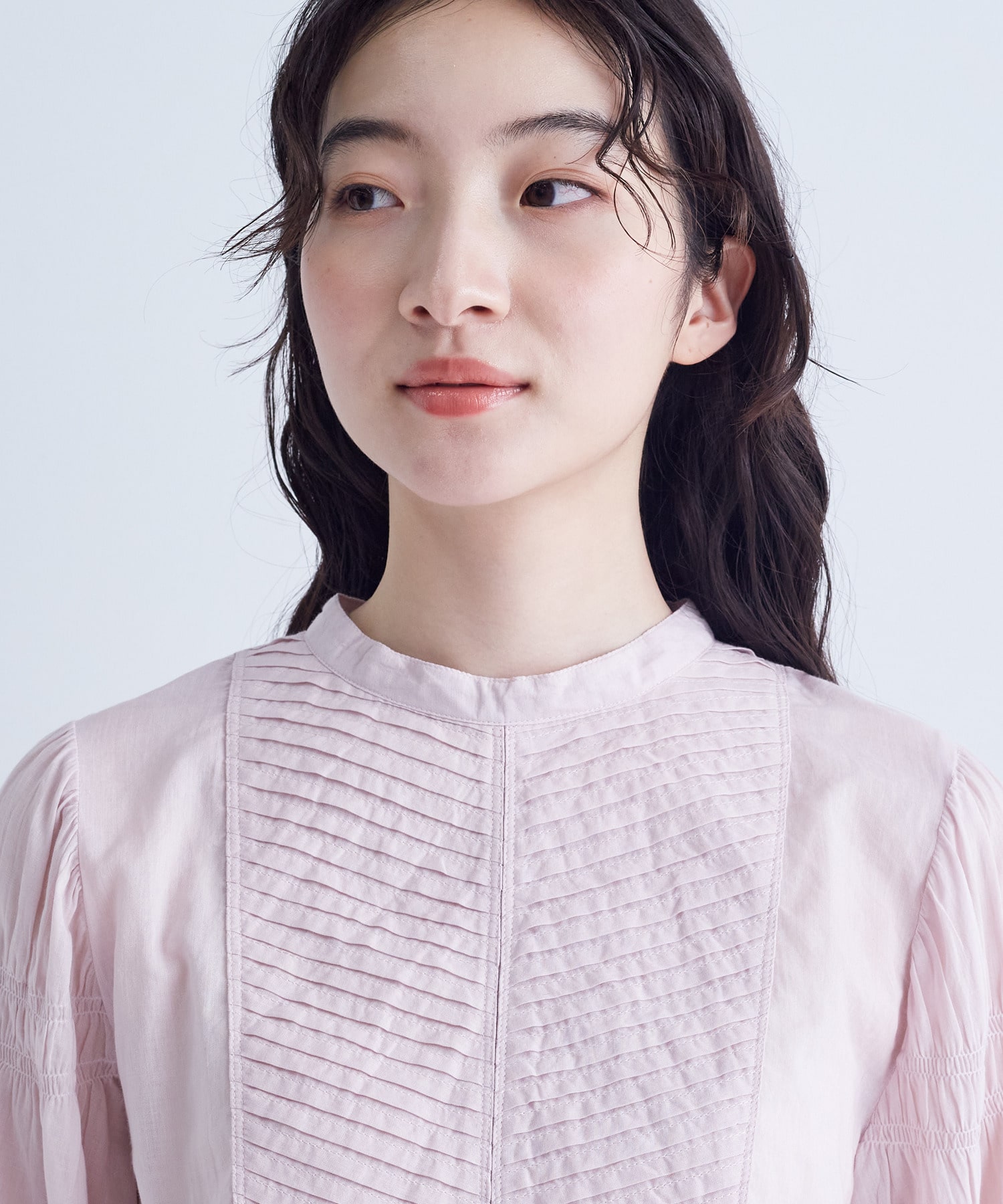 【congés payés】バイアスタックブラウス 詳細画像 ピンク 15