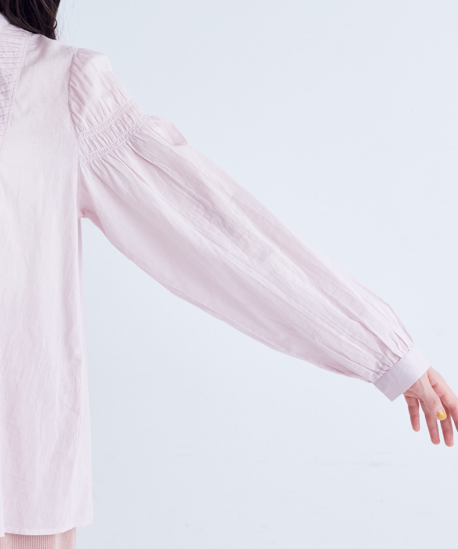 【congés payés】バイアスタックブラウス 詳細画像 ピンク 17