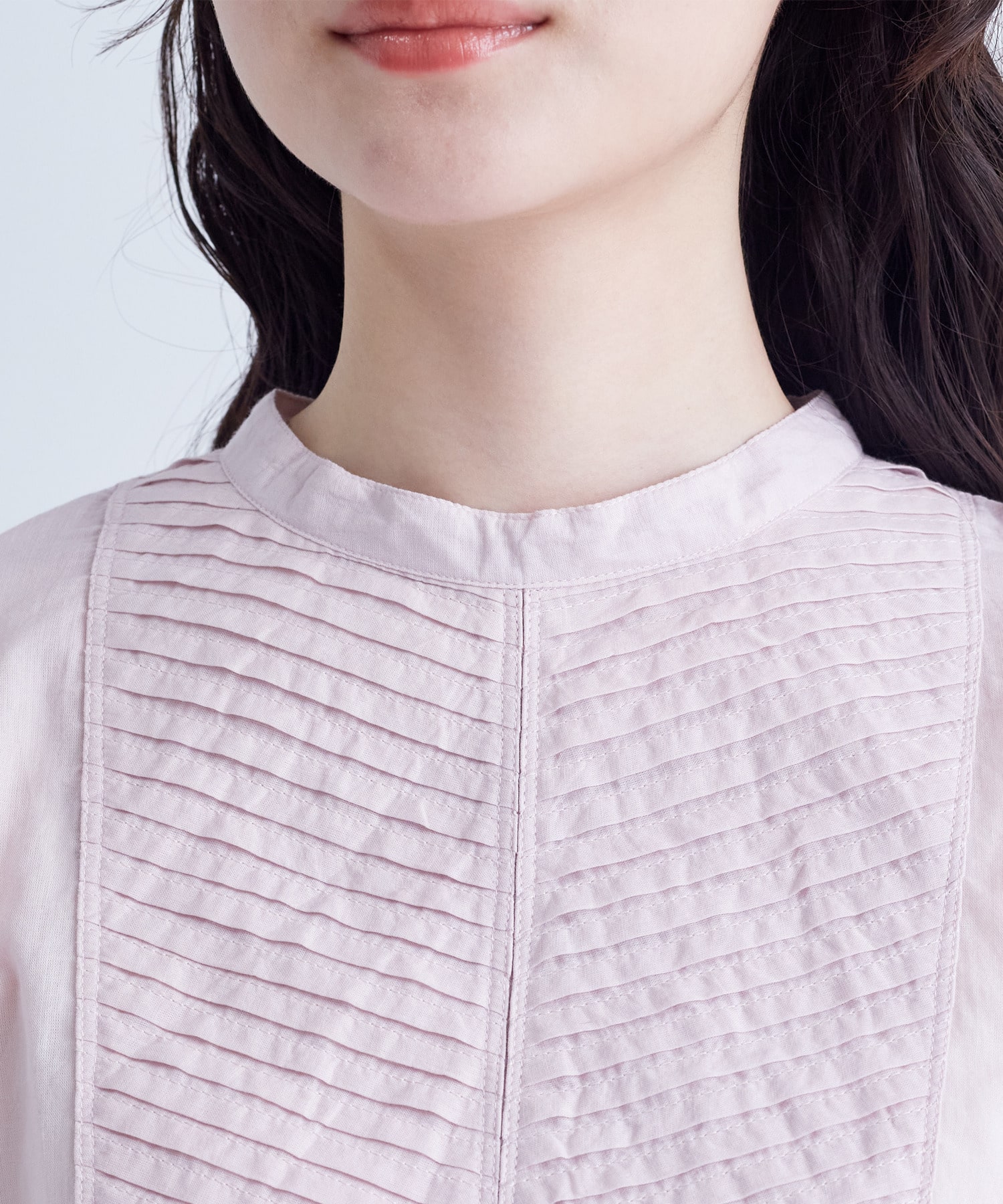 【congés payés】バイアスタックブラウス 詳細画像 ピンク 18