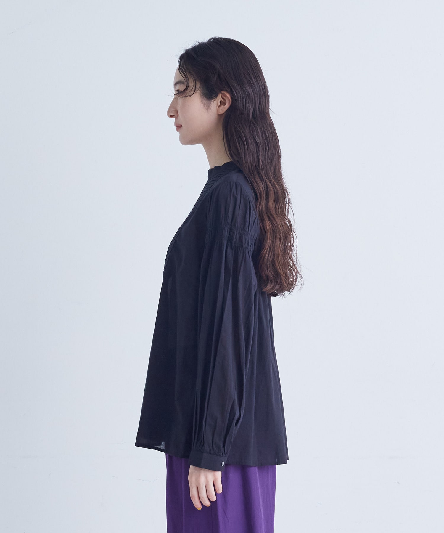 【congés payés】バイアスタックブラウス 詳細画像 ピンク 24