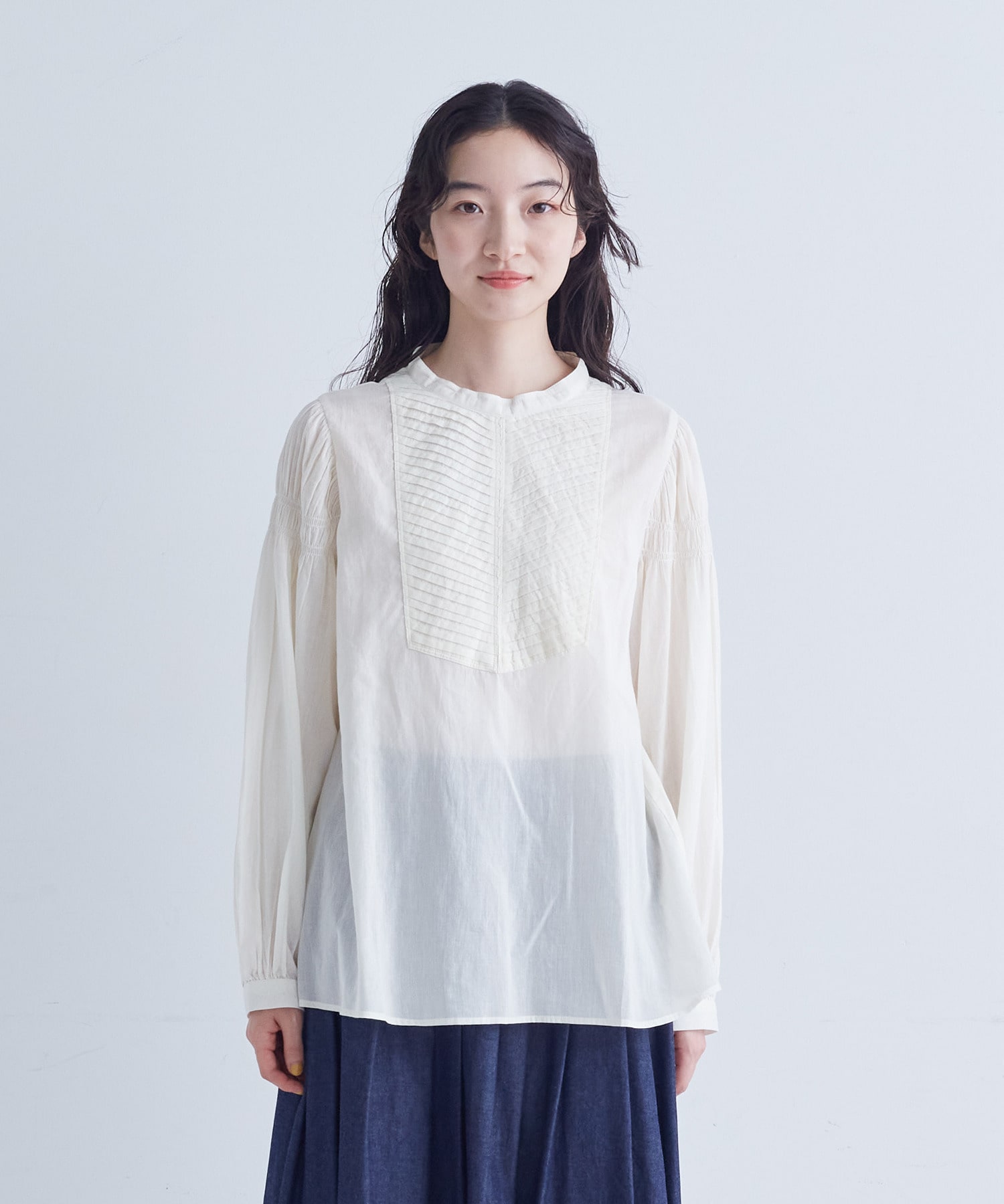 【congés payés】バイアスタックブラウス 詳細画像 ピンク 5