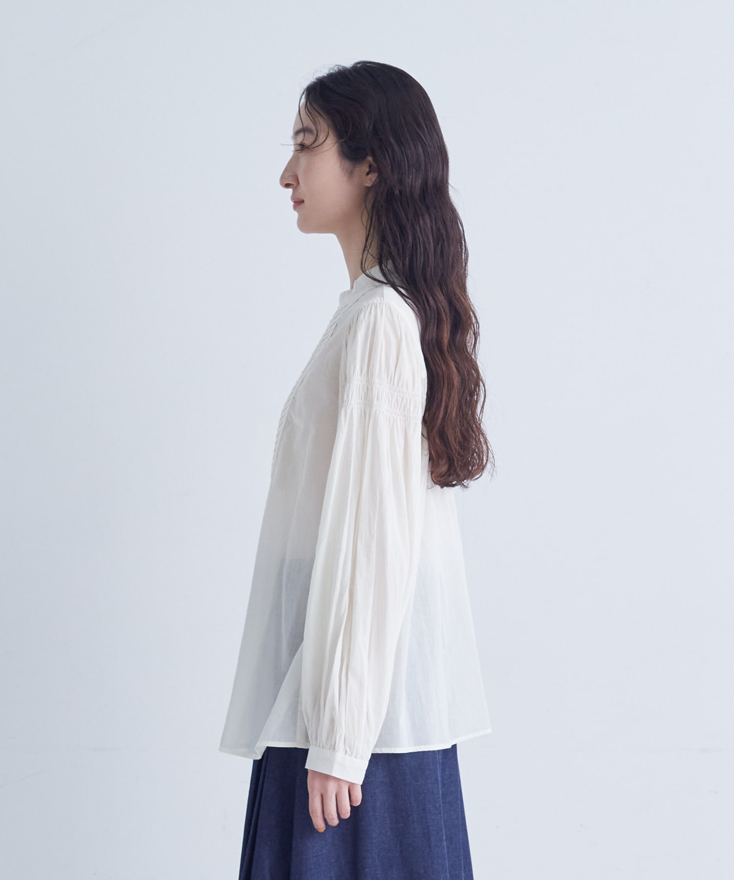 【congés payés】バイアスタックブラウス 詳細画像 ピンク 6