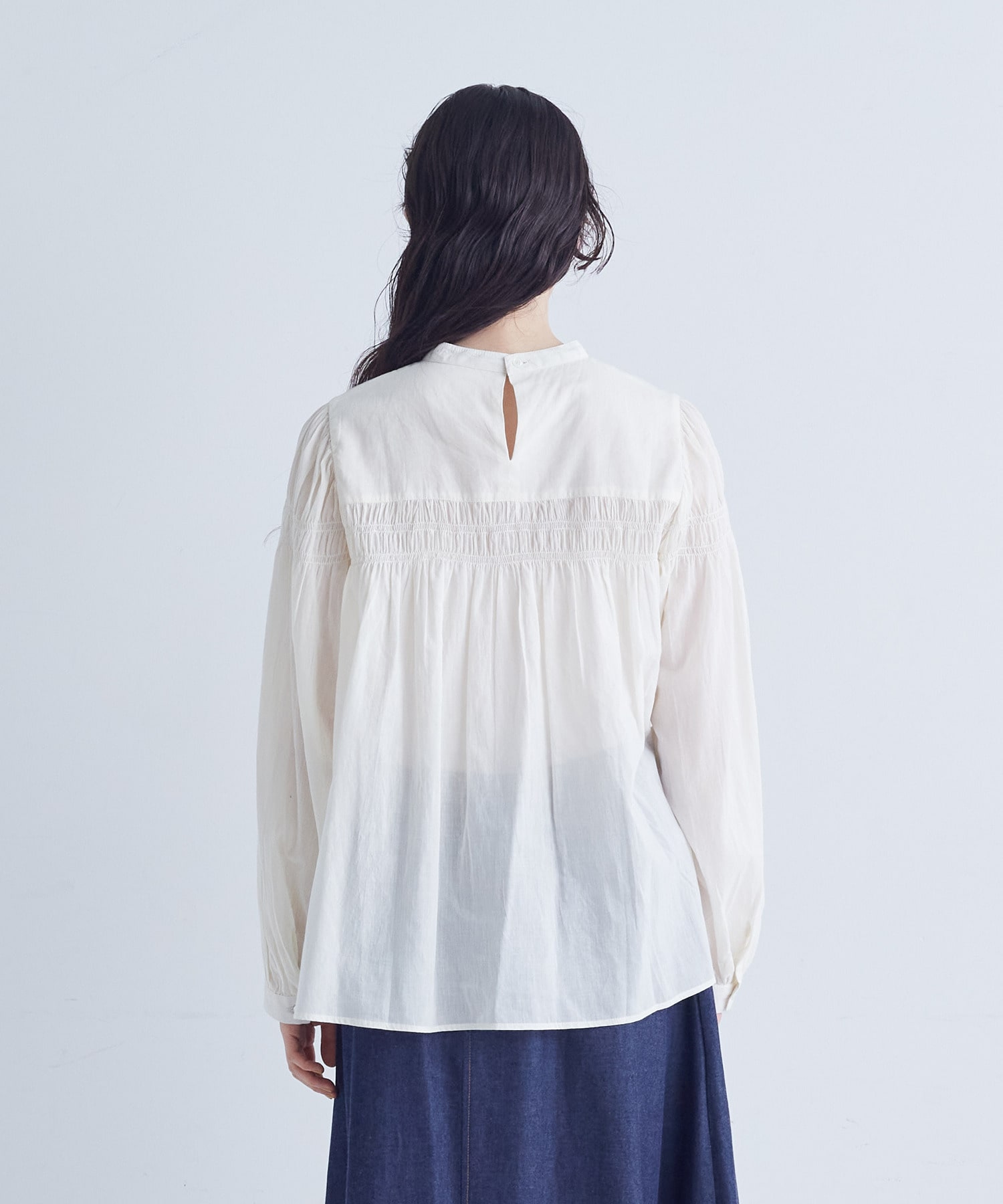 【congés payés】バイアスタックブラウス 詳細画像 ピンク 7