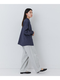 【congés payés】｜2BUY10%OFF・3BUY20%OFF｜オーバーダイプリントシャツ 詳細画像 ネイビー 11