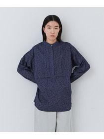 【congés payés】｜2BUY10%OFF・3BUY20%OFF｜オーバーダイプリントシャツ 詳細画像 ネイビー 13