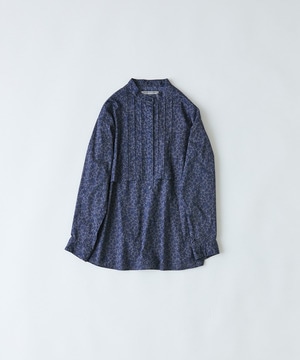 【congés payés】｜2BUY10%OFF・3BUY20%OFF｜オーバーダイプリントシャツ 詳細画像 ネイビー 1