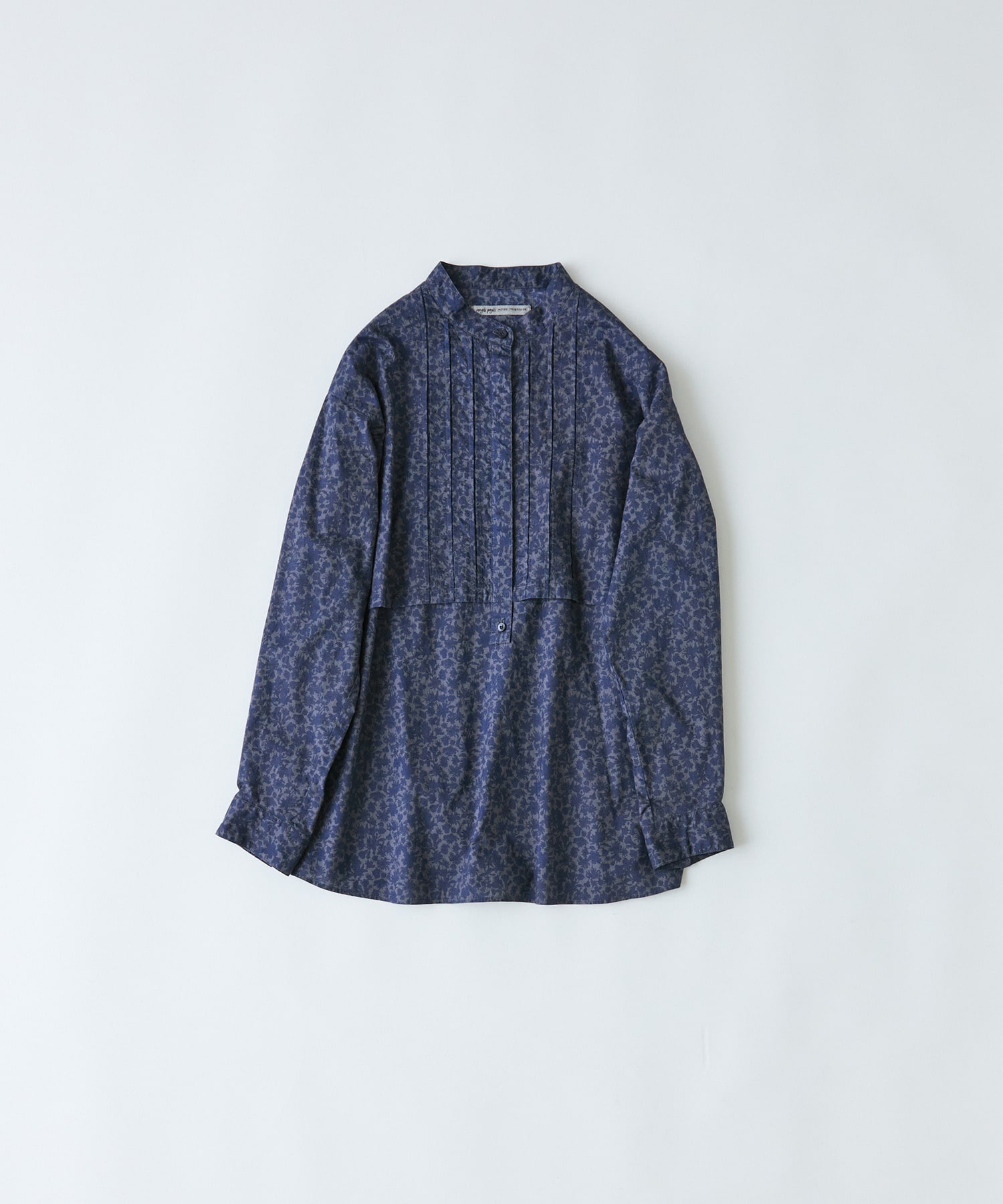 【congés payés】｜2BUY10%OFF・3BUY20%OFF｜オーバーダイプリントシャツ 詳細画像 ネイビー 1