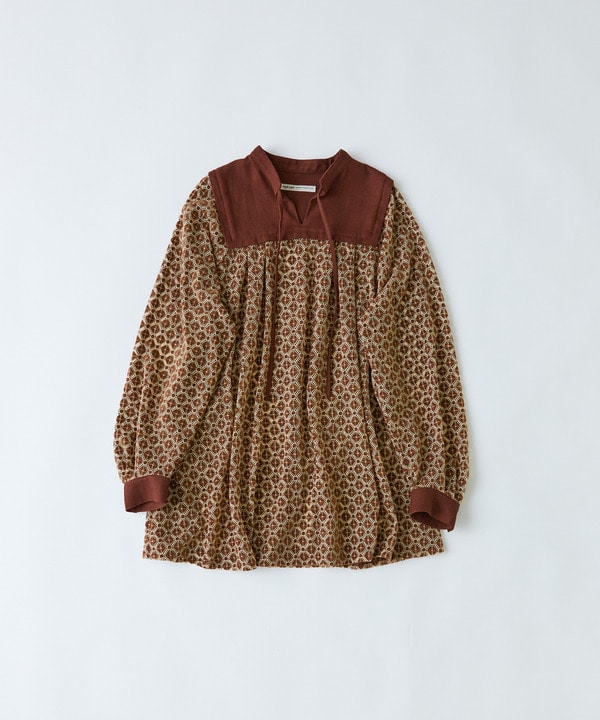 【congés payés】｜2BUY10%OFF・3BUY20%OFF｜モールレース刺繍チュニック