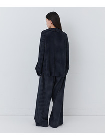 【congés payés】｜2BUY10%OFF・3BUY20%OFF｜フリルカラーシャツ 詳細画像 チェック 13