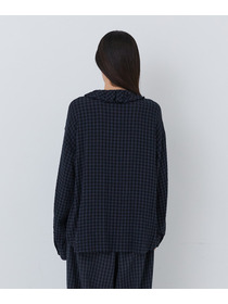 【congés payés】｜2BUY10%OFF・3BUY20%OFF｜フリルカラーシャツ 詳細画像 チェック 16