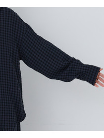 【congés payés】｜2BUY10%OFF・3BUY20%OFF｜フリルカラーシャツ 詳細画像 チェック 19