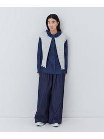 【congés payés】｜2BUY10%OFF・3BUY20%OFF｜フリルカラーシャツ 詳細画像 チェック 2