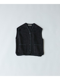 【congés payés】ライナー付きステンカラーコート 詳細画像 ブラック 27