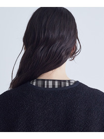 【congés payés】ライナー付きステンカラーコート 詳細画像 ブラック 34