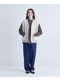 【congés payés】ライナー付きステンカラーコート 詳細画像 ブラック 9