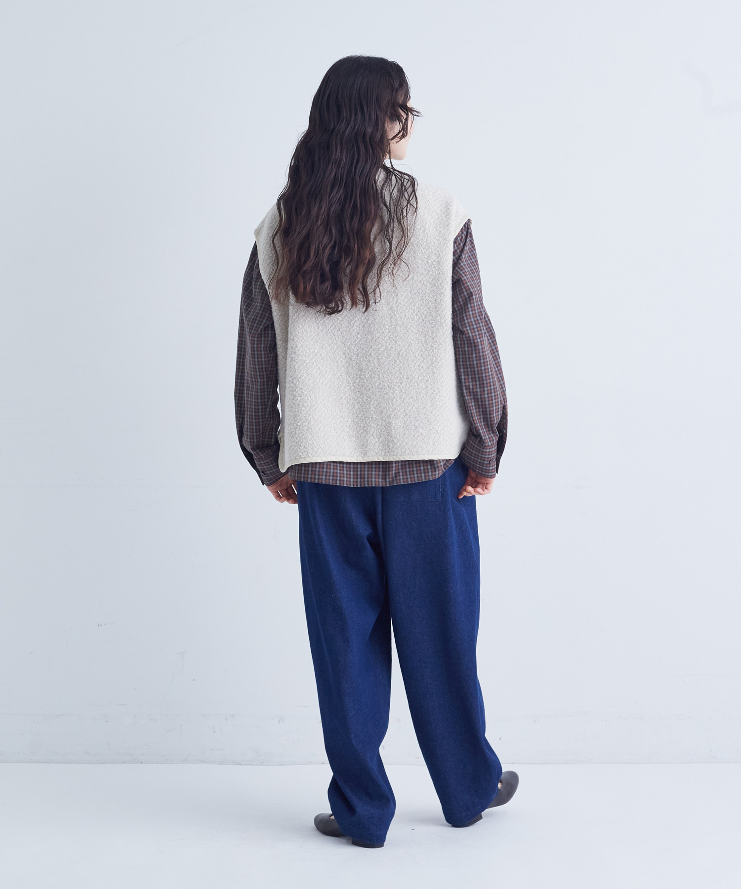 【congés payés】ライナー付きステンカラーコート 詳細画像 ブラック 11