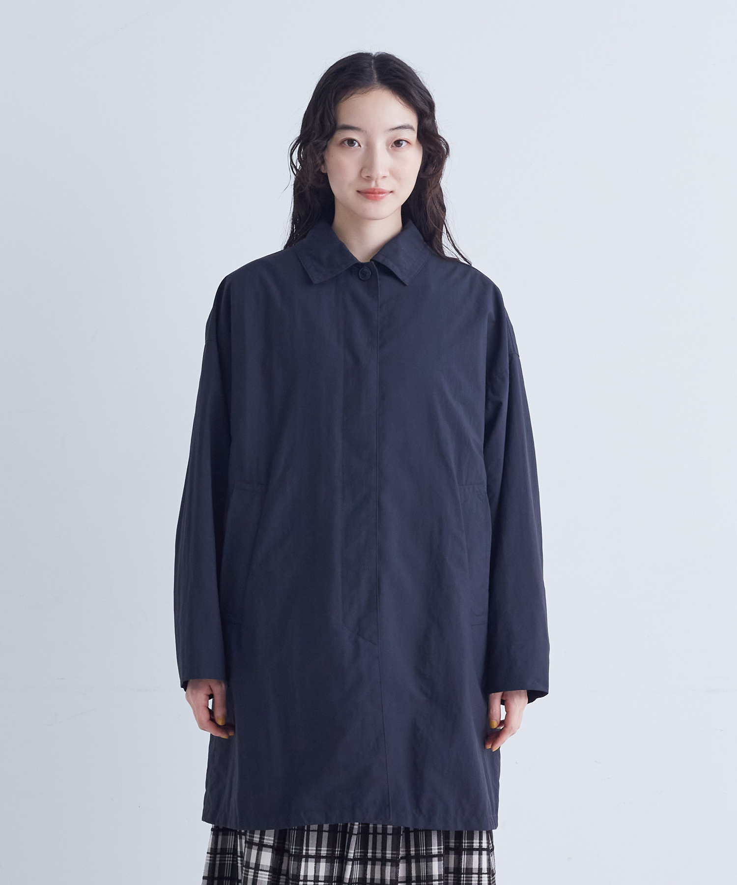 【congés payés】ライナー付きステンカラーコート 詳細画像 ブラック 18