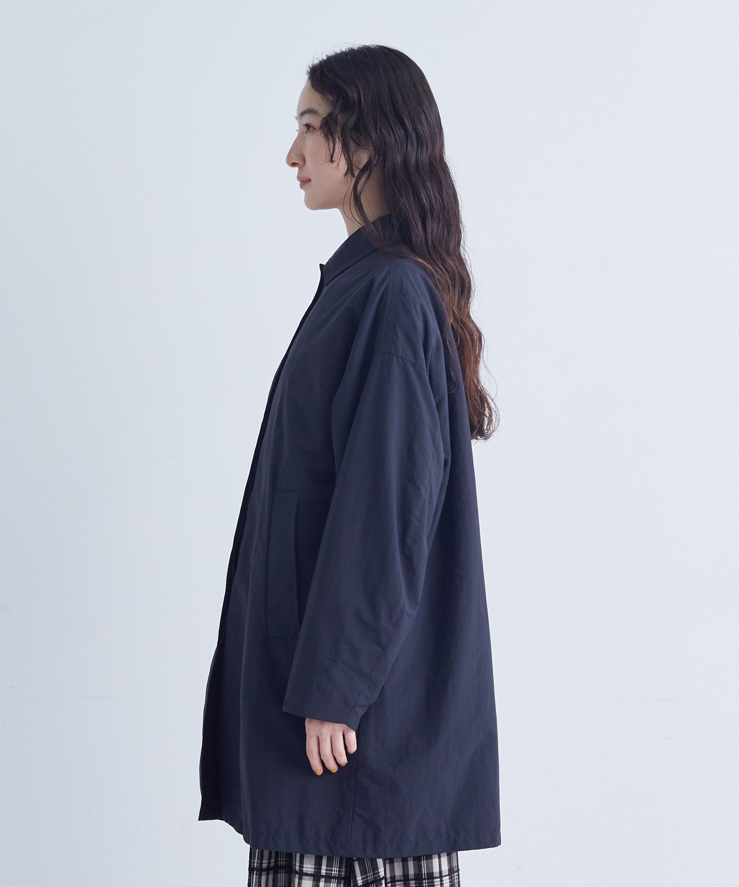 【congés payés】ライナー付きステンカラーコート 詳細画像 ブラック 19