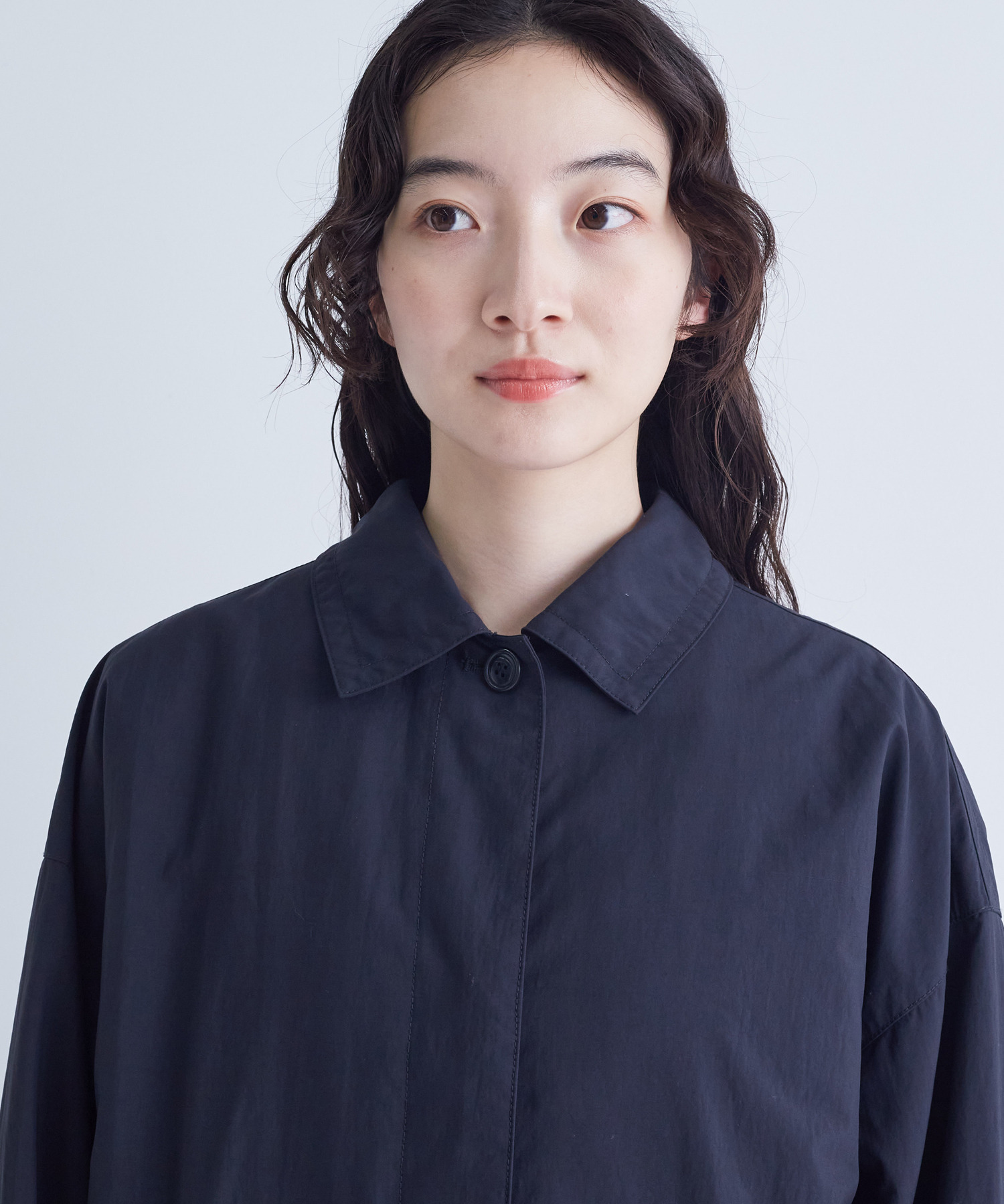 【congés payés】ライナー付きステンカラーコート 詳細画像 ブラック 21