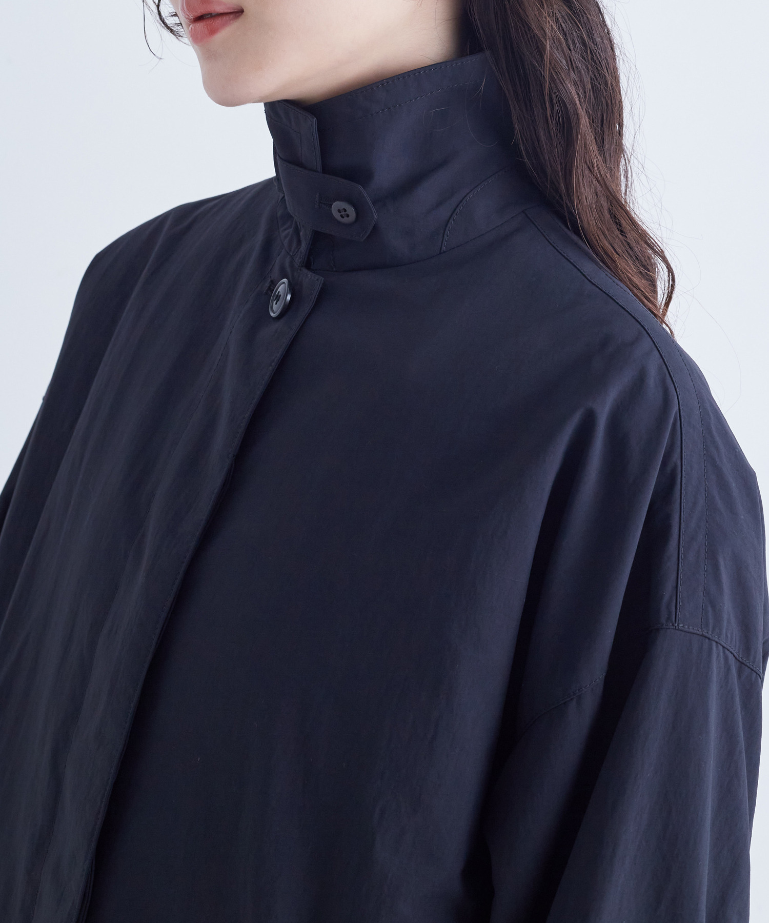 【congés payés】ライナー付きステンカラーコート 詳細画像 ブラック 23