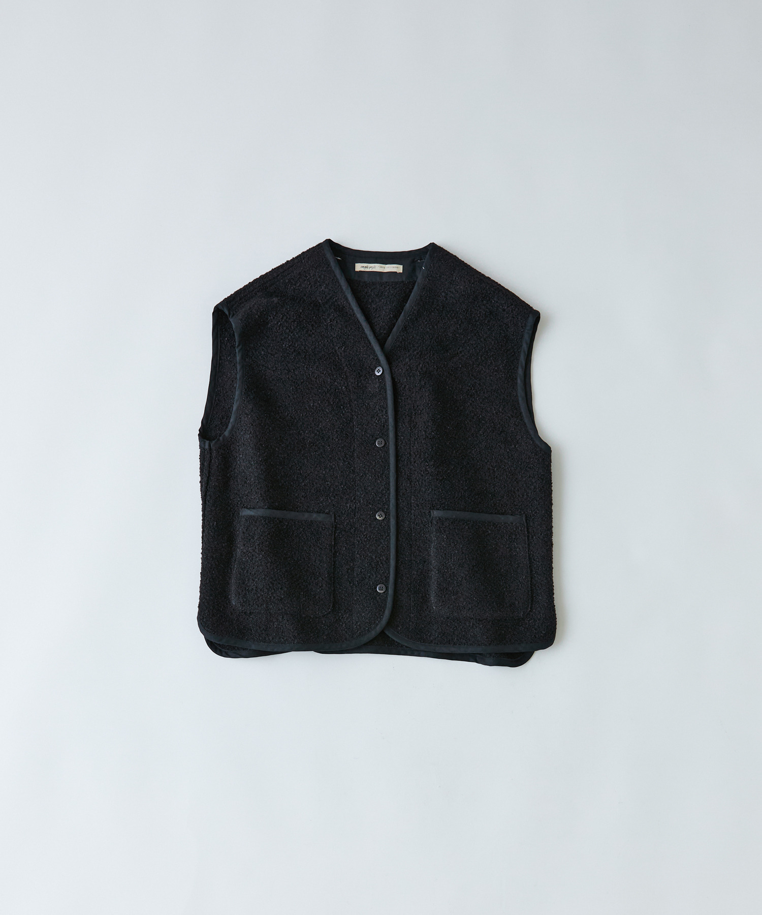 【congés payés】ライナー付きステンカラーコート 詳細画像 ブラック 27