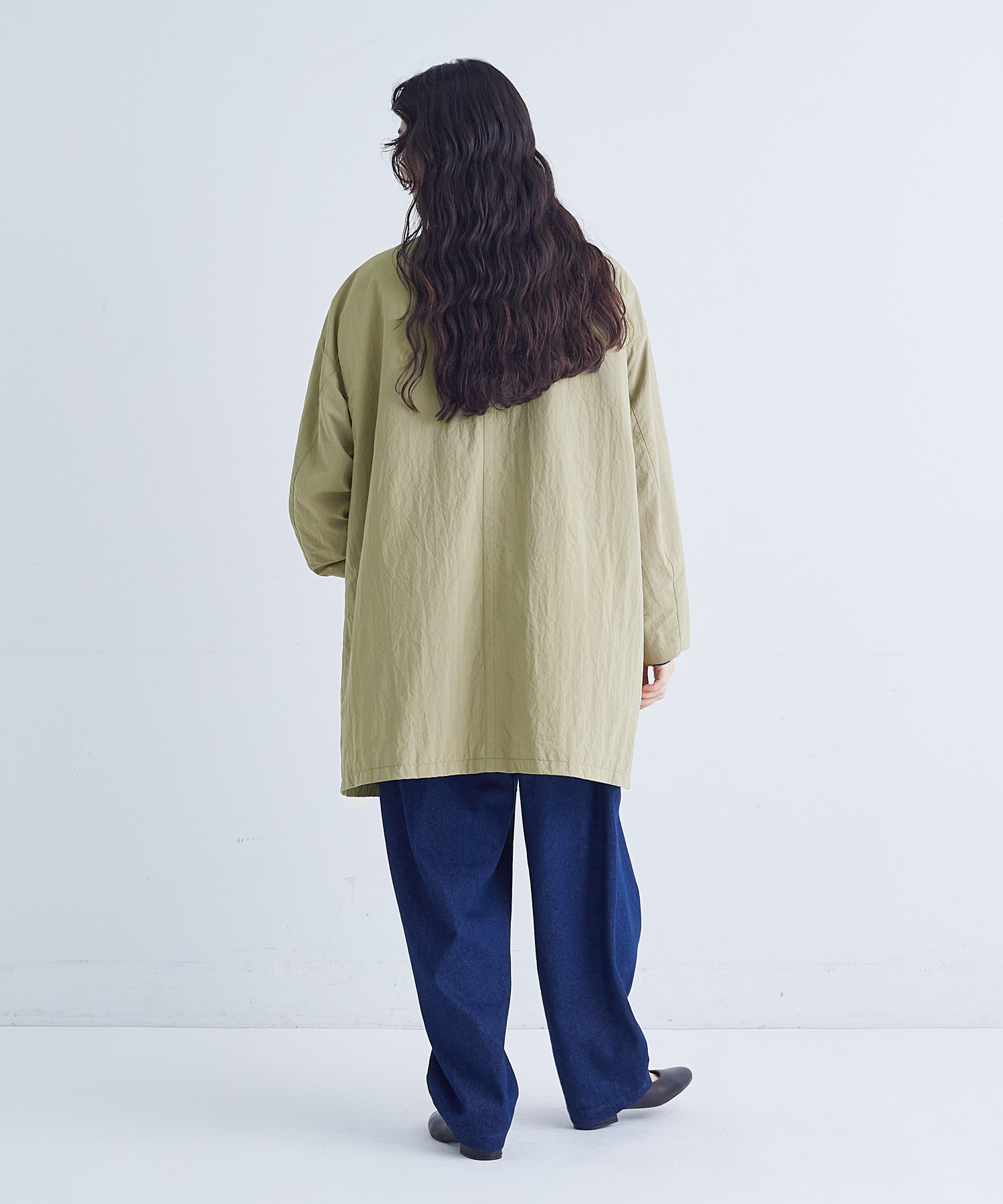 【congés payés】ライナー付きステンカラーコート 詳細画像 ブラック 3