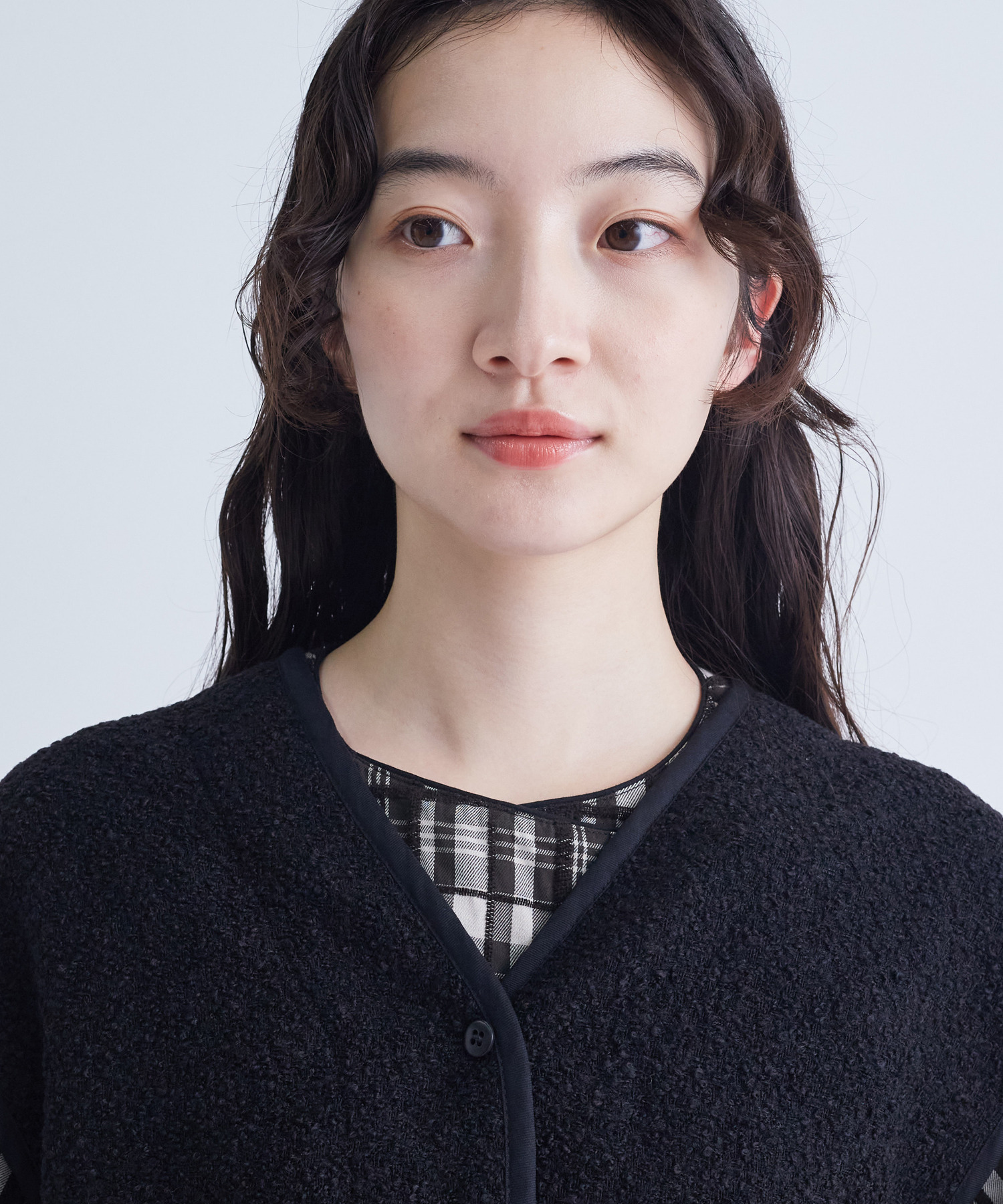 【congés payés】ライナー付きステンカラーコート 詳細画像 ブラック 33