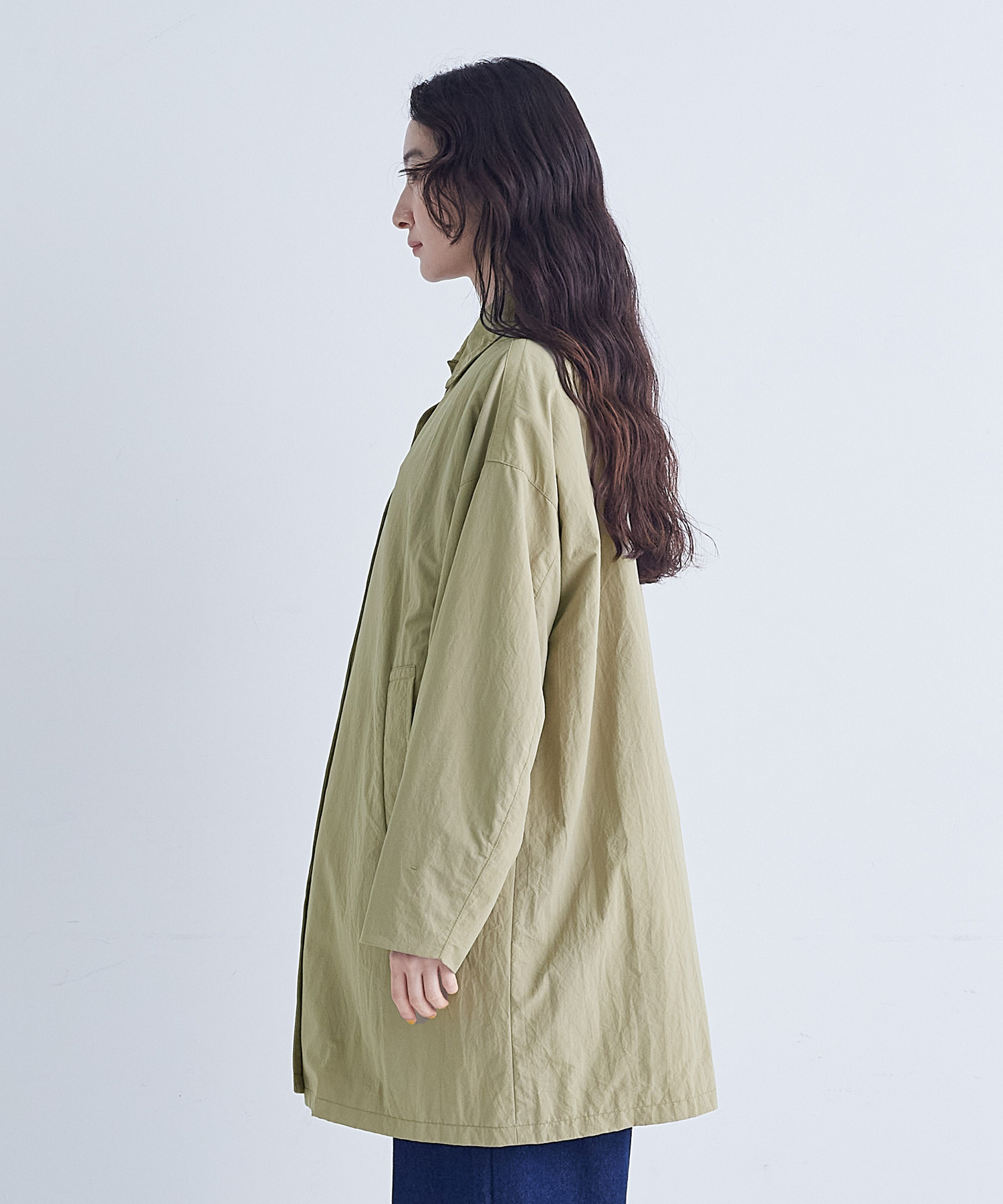 【congés payés】ライナー付きステンカラーコート 詳細画像 ブラック 5