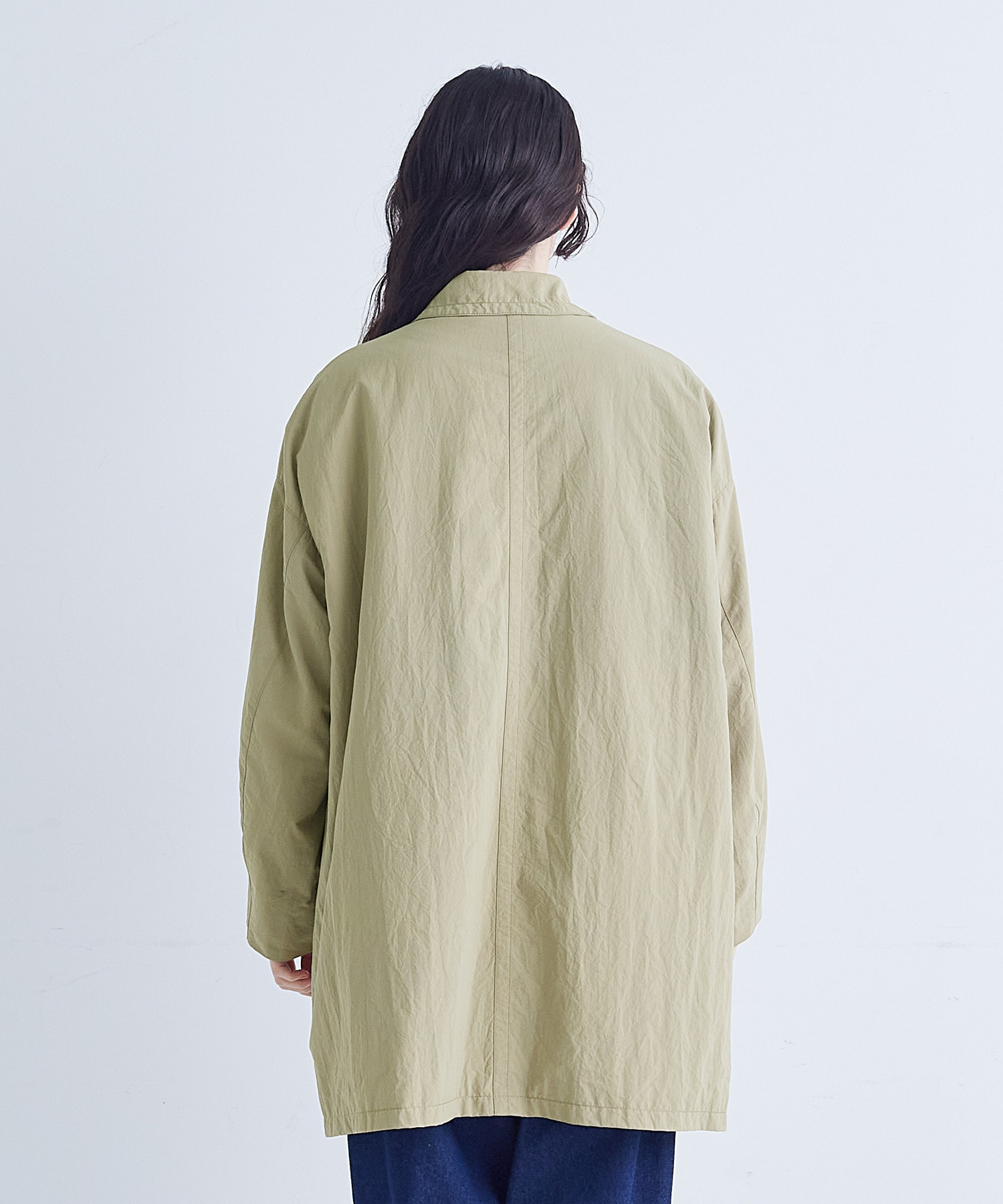 【congés payés】ライナー付きステンカラーコート 詳細画像 ブラック 6