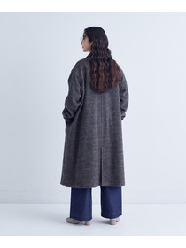 【congés payés】｜2BUY10%OFF・3BUY20%OFF｜シャギーステンカラーコート 詳細画像 ネイビー 12