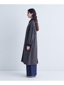 【congés payés】｜2BUY10%OFF・3BUY20%OFF｜シャギーステンカラーコート 詳細画像 ネイビー 15