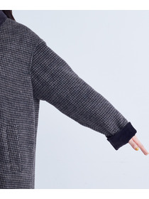 【congés payés】｜2BUY10%OFF・3BUY20%OFF｜シャギーステンカラーコート 詳細画像 ネイビー 19