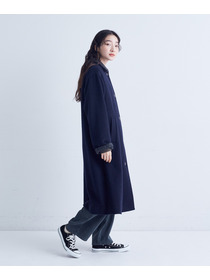 【congés payés】｜2BUY10%OFF・3BUY20%OFF｜シャギーステンカラーコート 詳細画像 ネイビー 3