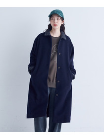 【congés payés】｜2BUY10%OFF・3BUY20%OFF｜シャギーステンカラーコート 詳細画像 ネイビー 5