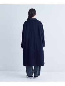 【congés payés】｜2BUY10%OFF・3BUY20%OFF｜シャギーステンカラーコート 詳細画像 ネイビー 8