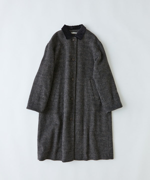 【congés payés】｜2BUY10%OFF・3BUY20%OFF｜シャギーステンカラーコート 詳細画像 チェック 1