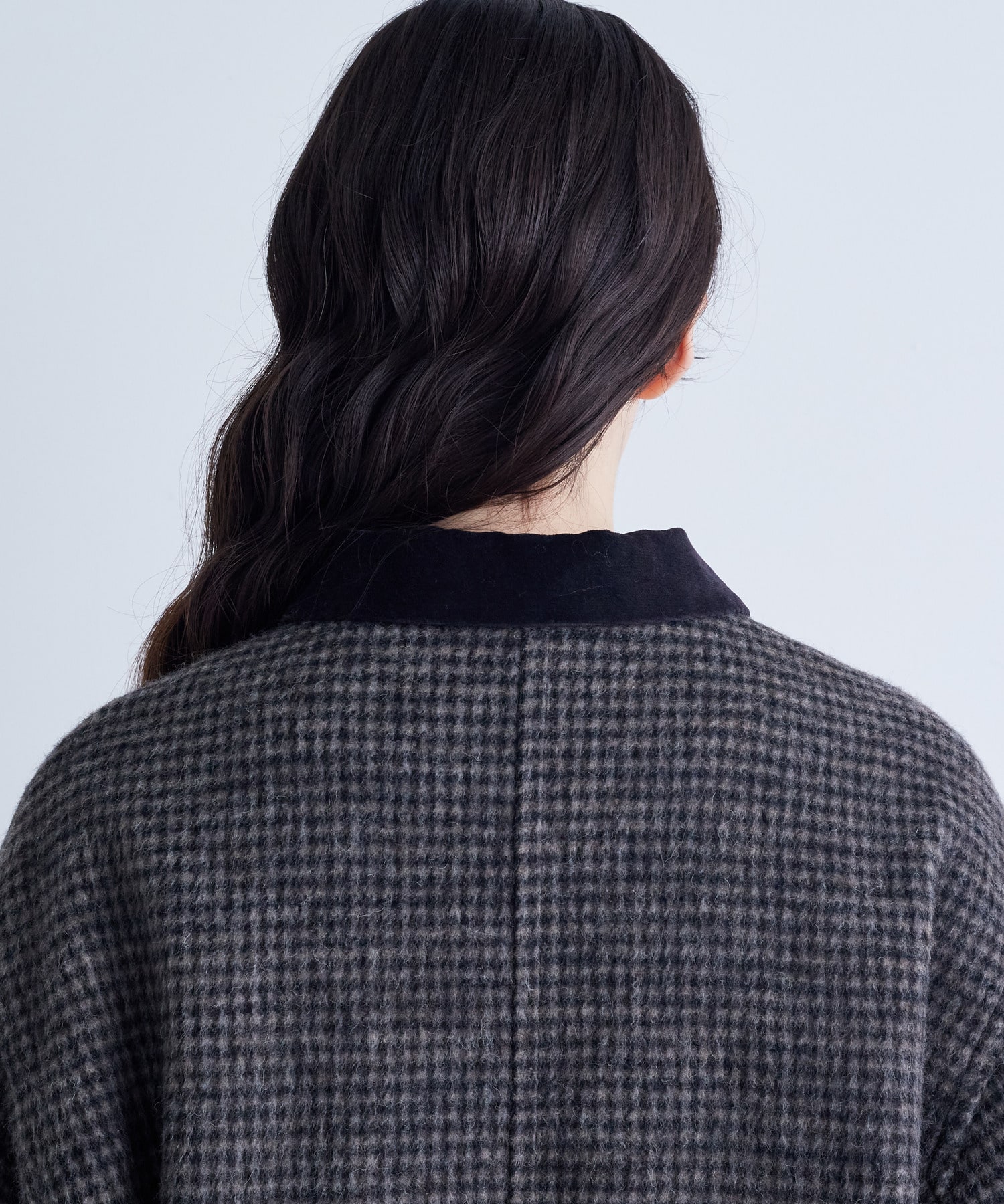 【congés payés】｜2BUY10%OFF・3BUY20%OFF｜シャギーステンカラーコート 詳細画像 ネイビー 18