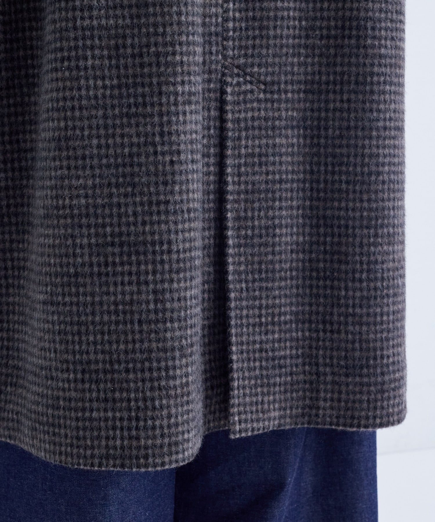 【congés payés】｜2BUY10%OFF・3BUY20%OFF｜シャギーステンカラーコート 詳細画像 ネイビー 22