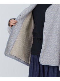 【congés payés】｜2BUY10%OFF・3BUY20%OFF｜【11月お気に入り登録ブランド内3位】フォークロア刺繍ショートジャケット 詳細画像 チャコールグレー 12